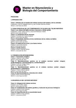 PROGRAMA 1. INTRODUCCI&Oacute;N Tema 1. Introducci&oacute;n al estudio