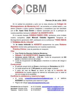 Viernes 24 de Julio 2015 nuestro compa&ntilde;ero Juan Manuel Valadez