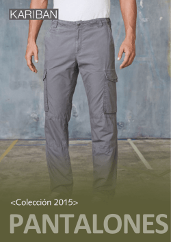 Cat&aacute;logo Pantalones Hombre - El Super de las Camisetas