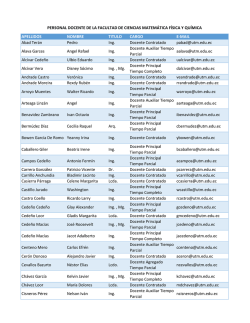 personal docente facultad de ciencias matm&aacute;tica, f&iacute;sica y qu&iacute;mica