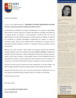 Queridos emprendedores, Les doy la m&aacute;s cordial bienvenida al