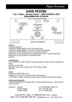 "Las 7 Vidas... del Gato Peters" (Teatros)