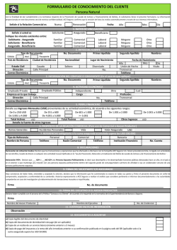 CLIENTE PERSONA NATURAL