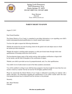 Spring Creek Elementary 25571 Elementary Way Bonita Springs, FL