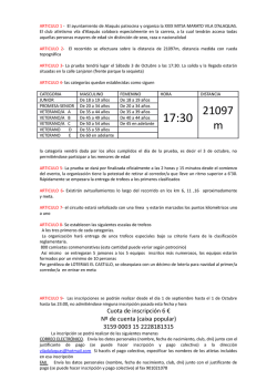 Reglamento - Club de atletismo villa de Alaquas