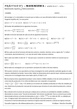 (Derivadas) - 3&ordm; Adm y Agr - UTU