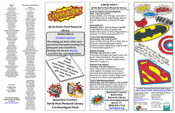 Questions? Contact: Berlin Peck Memorial Library 234 Kensington