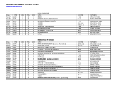 1&deg; semestre 2016 - Facultad de Teolog&iacute;a