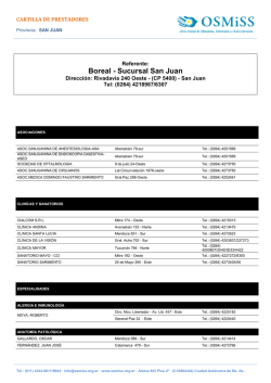 cartilla de prestadores