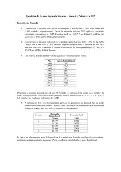 Ejercicios Segunda Solemne