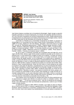 AZPIAZU, Jos&eacute; Antonio. Esa enfermedad tan negra. La peste que