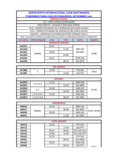 Vuelos Internacionales Regulares PAX