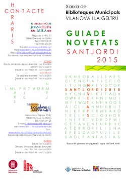Guia en pdf - Ajuntament de Vilanova i la Geltr&uacute;