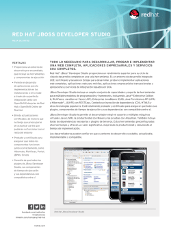 red Hat jboss deVeloper studio