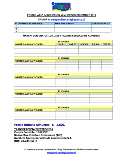 Formulario de inscripci&oacute;n