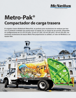 Metro-Pak&reg; - Casa Inglesa