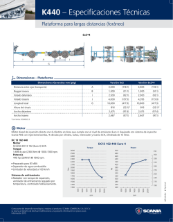 Especificaciones K440 6x2