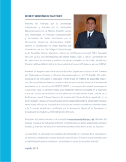 ROBERT HERN&Aacute;NDEZ MART&Iacute;NEZ - Aula Virtual de Actuar&iacute;a y