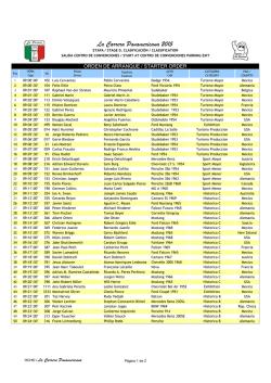 ORDEN ARRANQUE DIA 0 2015