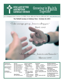 October 25, 2015 - Our Lady of the Assumption Catholic Church