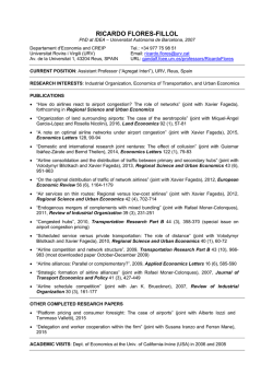 RICARDO FLORES-FILLOL - Universitat Rovira i Virgili