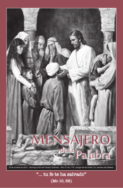 &ldquo;&hellip; tu fe te ha salvado&rdquo;