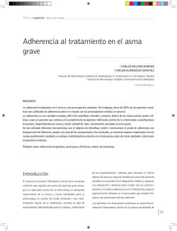 adherencia al tratamiento en el asma grave