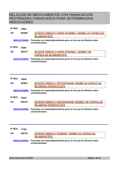 relacion de medicamentos con financiacion restringida financiados