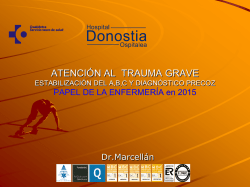 Politraumatizado. Protocolo