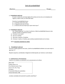 Serie de probabilidad Alumno