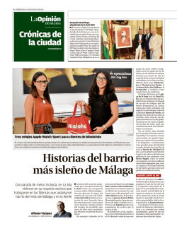 Historias del barrio m&aacute;s isle&ntilde;o de M&aacute;laga