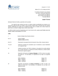 Joseph O&acute;Connor - Instituto Canadiense Clarac