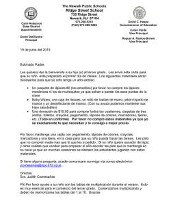 Ridge Street School - Newark Public Schools