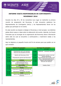 Primer Boletin Informativo