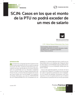 SCJN: Casos en los que el monto de la PTU no podr&aacute;