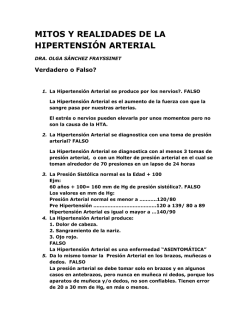 Mitos y Realidades HTA 1