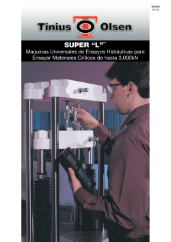 SUPER &ldquo;L&rdquo;&trade; - Tinius Olsen