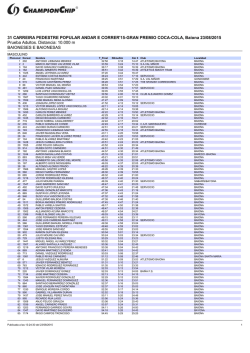 31 CARREIRA PEDESTRE POPULAR ANDAR E CORRER`15