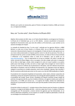 Ikea, con &ldquo;La otra carta&rdquo;, Gran Premio a la