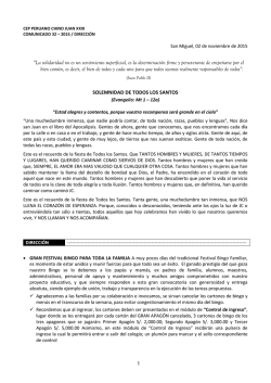 Noviembre.10.2015 N&ordm; 33 - CEP Peruano