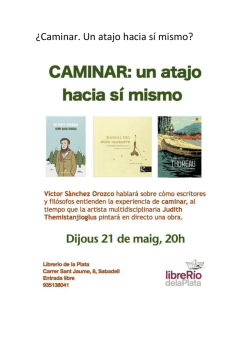&iquest;Caminar. Un atajo hacia s&iacute; mismo?