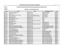 secretaria de educacion municipal de armenia listado de vacantes