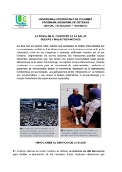 Buenas y Malas Vibraciones