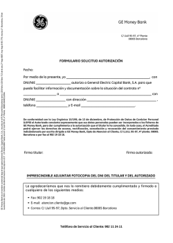 Fecha - GE Money Espa&ntilde;a