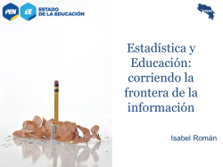 V Informe Estado de la Educaci&oacute;n