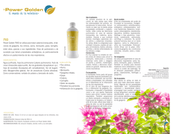 AUXILIAR EN: Power Golden PMO se utiliza para tratar catarros