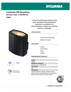LUM LED DECOR JARDIN 1x10W