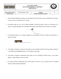 PLAN DE APOYO SEGUNDO PERIODO ACADEMICO SEDE