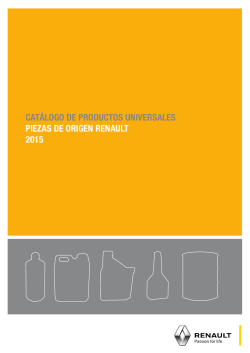 CAT&Aacute;LOGO DE PRODUCTOS UNIVERSALES