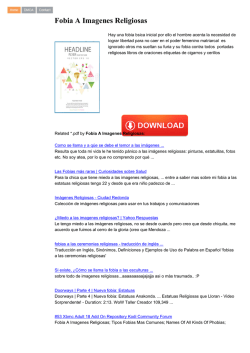Fobia A Imagenes Religiosas